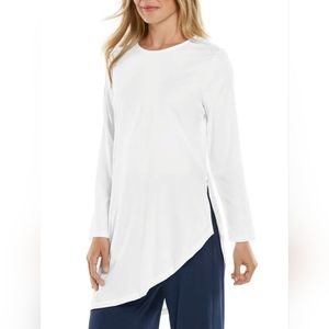 Coolibar White Cover-up Tunic NWOT
